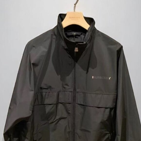NWT Authentic Burberry Men's Logo Light Jacket Black - Picture 4 of 5
